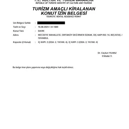 アパート Stunning Bosphorus 2bd2bath Views Terrace! #357 *