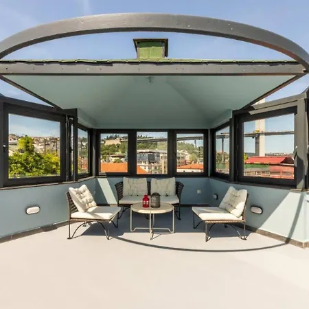 Lägenhet Stunning Bosphorus 2bd2bath Views Terrace! #357