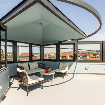 Stunning Bosphorus 2bd2bath Views Terrace! #357 Lägenhet Istanbul